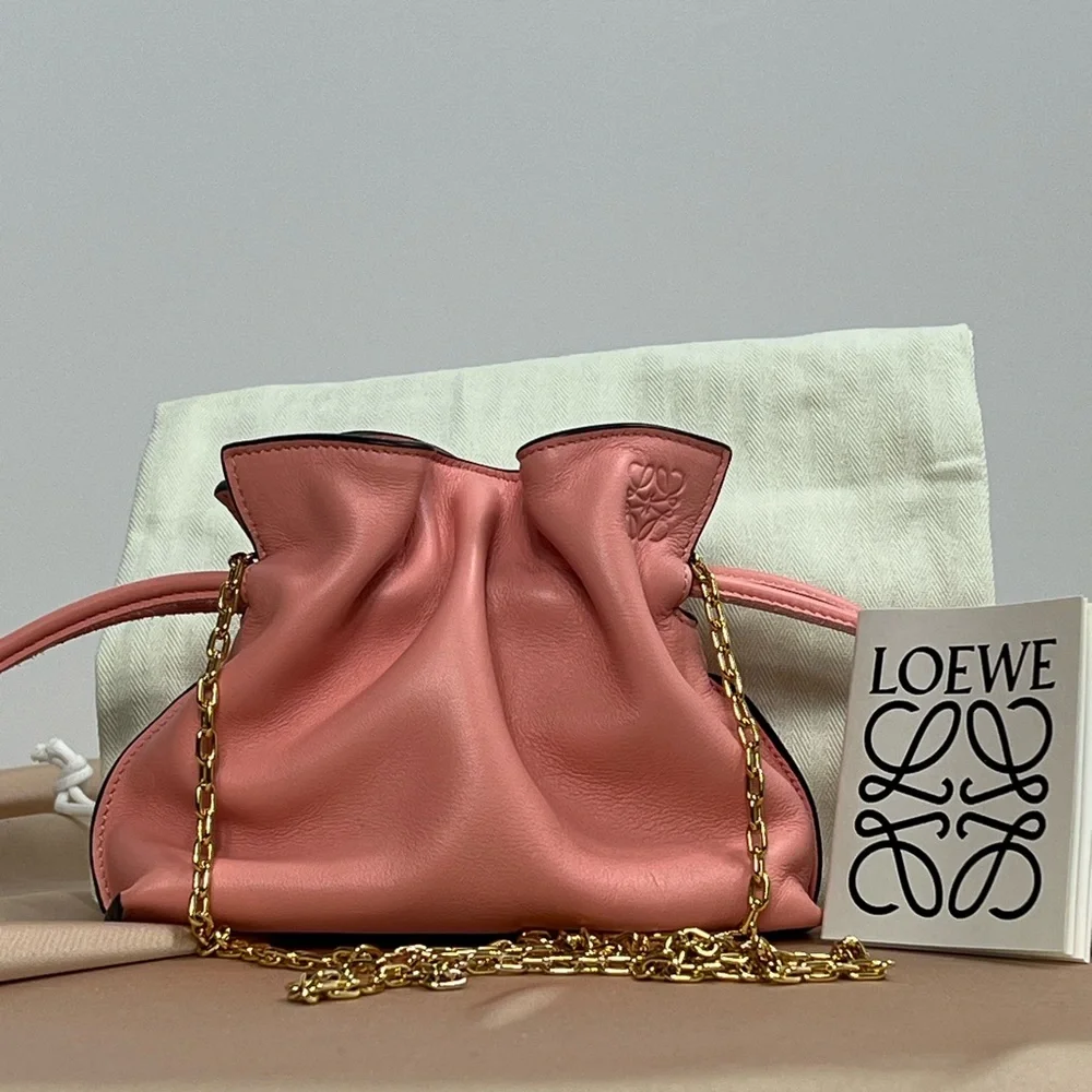 PINK FLAMENCO CLUTCH BAG, NANO SIZE—UNUSED CONDITION—NOT AVAILABLE IN STORES - Picture 12 of 14